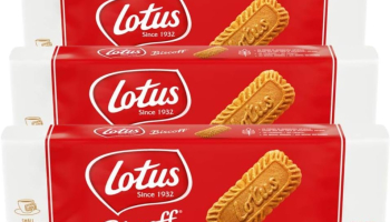96 Biscoitos, 3 Pacotes, Bolacha Belga, Lotus Biscoff.