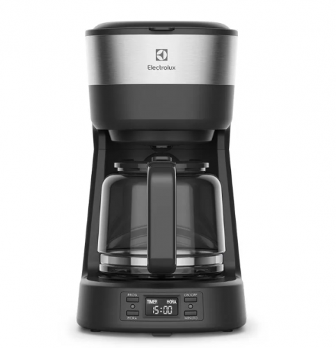 Cafeteira Elétrica Electrolux 30 Xícaras Experience Programável com Timer Cor Inox Preta (ECM25)