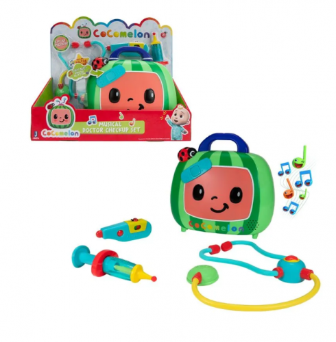 Conjunto Cocomelon Musical Doctor Checkup Case