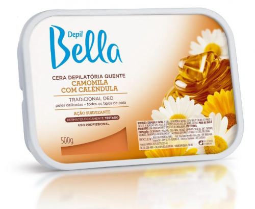 Cera Quente em Barra Depil Bella Camomila e Calêndula Deo 500g