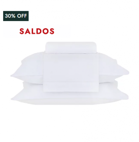 Jogo de Cama Casal Buddemeyer Basic Percalle 100% Algodão 180 Fios (4 Peças)