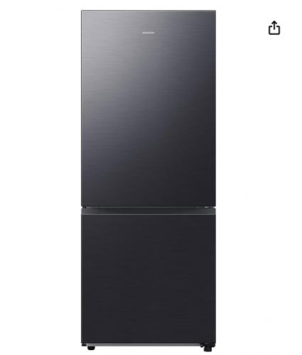Samsung Geladeira Duplex Inverse Evolution SmartThings RB50 Black Inox 462L 220V
