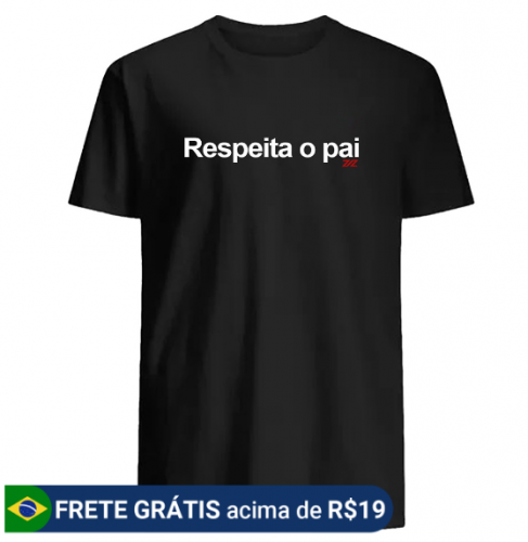 Camiseta Boleiro Futebol Frase Respeita O Pai Camisa Time