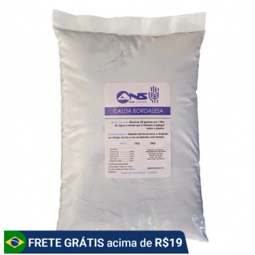 Calda bordalesa pronta 2kg , faz 100Litros