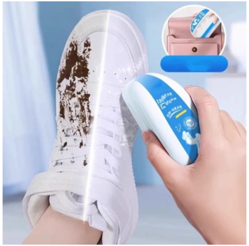 Sapatos Brancos Limpador De Manchas Polimento Tênis De Limpeza De Sujeira Vem com cabeça de escova-BX