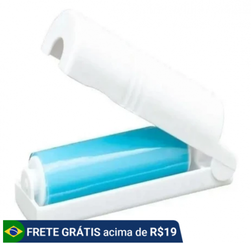 Rolo Tira Pelos Fiapos Adesivo Lavável Portátil Roupa Sofá