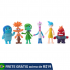 6pcs Yoda Baby Grogu Miniaturas De Figuras De Filmes Mini Bonecos Colecionáveis Kit De Kids Toys