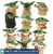 6pcs Yoda Baby Grogu Miniaturas De Figuras De Filmes Mini Bonecos Colecionáveis Kit De Kids Toys