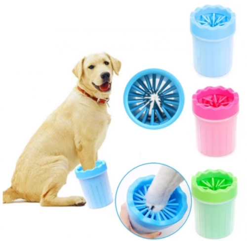 Limpa Patas Cachorro De Animais Em Silicone Pets Copo Limpador Banho Lava Pata Pet Cachorros Cão