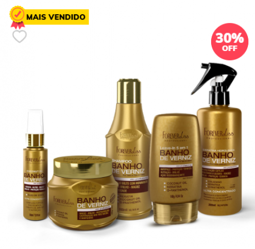 Kit Banho de Verniz Completo Forever Liss