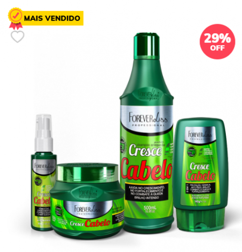 Kit Cresce Cabelo Completo Forever Liss