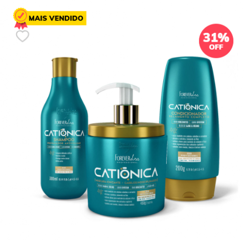 Kit Ionizante Catiônica Completa Forever Liss