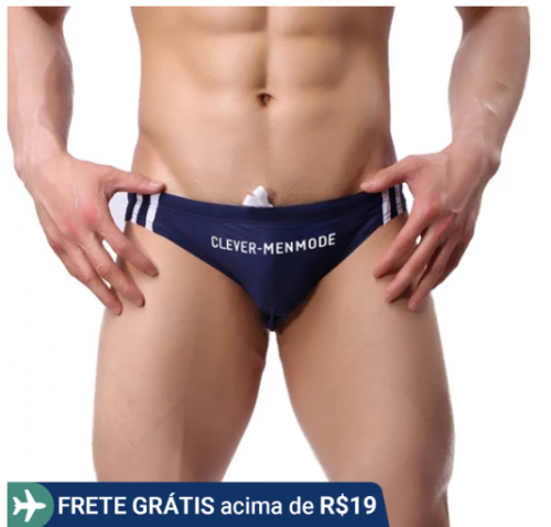 Homens Moda Respirável Sexy Cintura Baixa Troncos De Natação Simples Costura Esticada