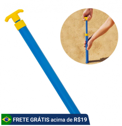 Furador De Pressão Saca Areia Guarda-sol Praia Sugador Areia Qualidade Mor