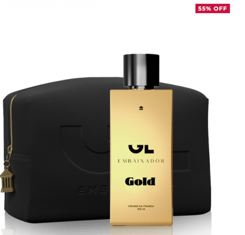 Perfume Gl Embaixador Gold 100ml + Necessaire Gl Embaixador
