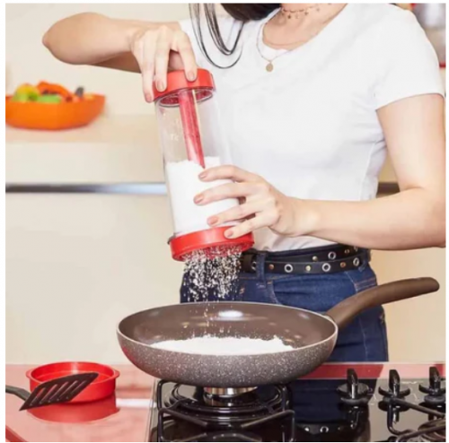 Tapioqueira Peneira Polvilhador – Armazena Tapioca Beiju Tapioca Farinha Cozinha Utensilio