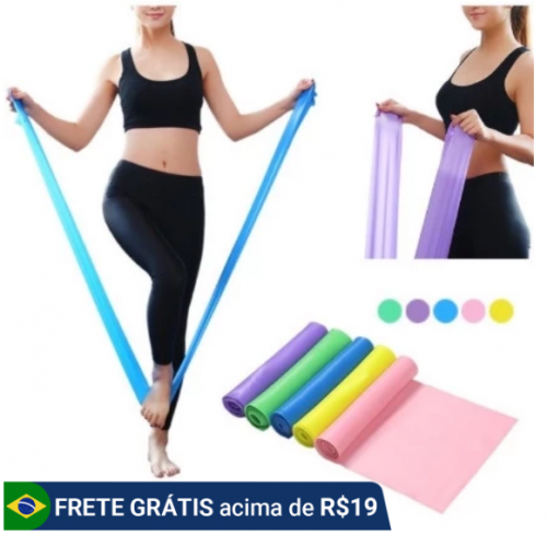 Faixa Elástica Fisioterapia Academia Thera Band Para Exercícios Multifuncionais
