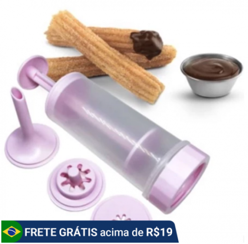 Maquina De Fazer Churros Facil Portatil Manual Promoção