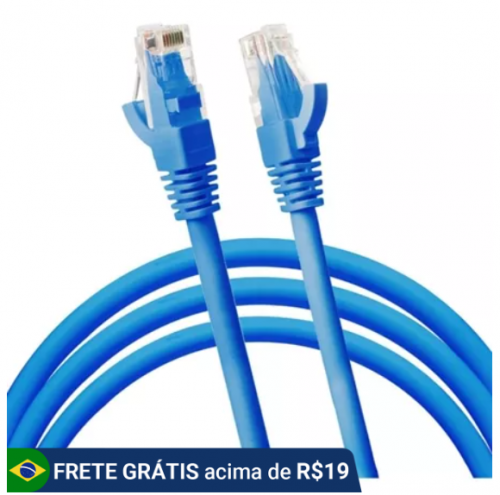 Cabo De Rede Frisado De 5m 15m E internet Externa Com Conector