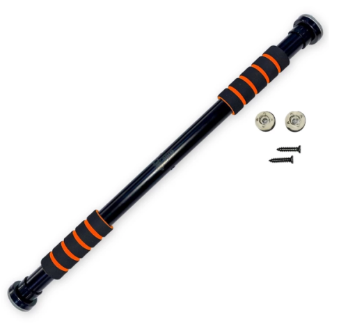 Barra de Porta Ajustável Fixa Pegada Macia Foam Odin Fit