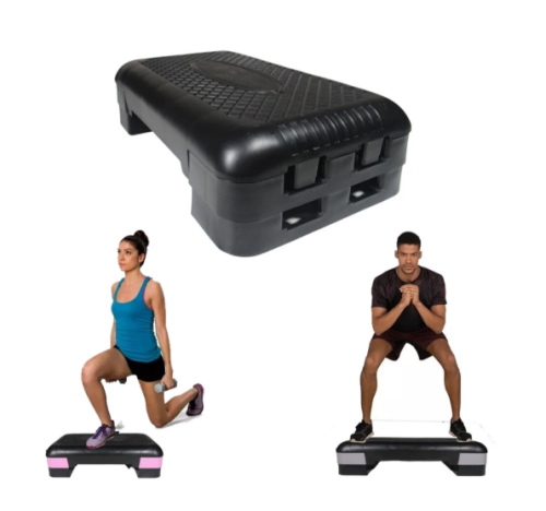 Step Polietileno Altura Ajustável Academia Exercícios Fit