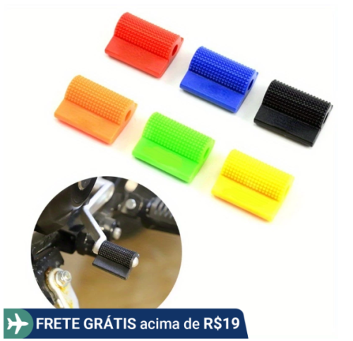 2 Pçs Universal Motocicleta Shift Alavanca De Engrenagem Pedal Capa De Borracha Sapato Protetor Pé Peg Toe Gel Acessório