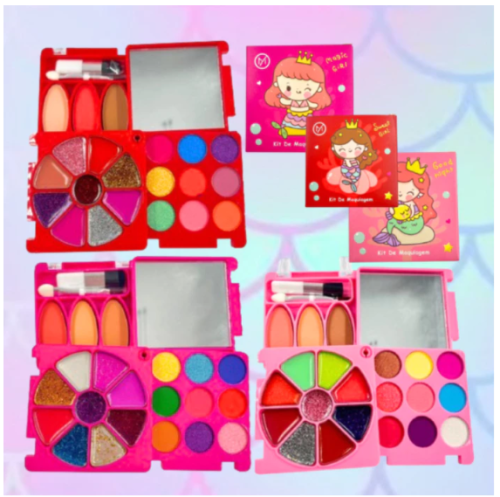 My Life Kit De Maquiagem Infantil Seria Beleza Sombras, Blush, Batom MY8144