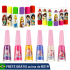 Kit 5 Batom Brilho Labial Infantil Moranguinho