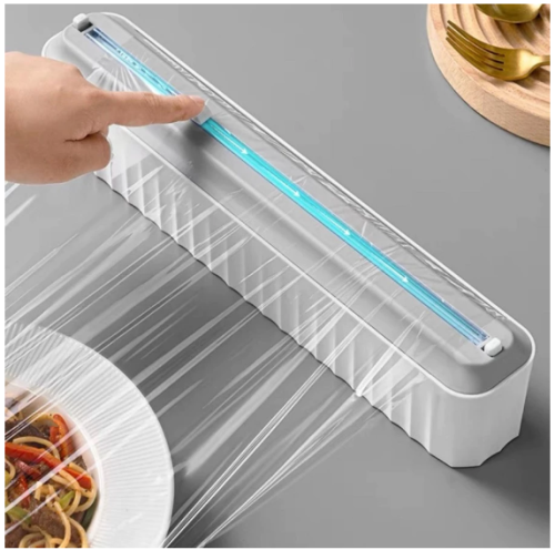 Cortador Plastico Filme e folha de alumínio Cozinha Alimento Embalagem Produto Manual