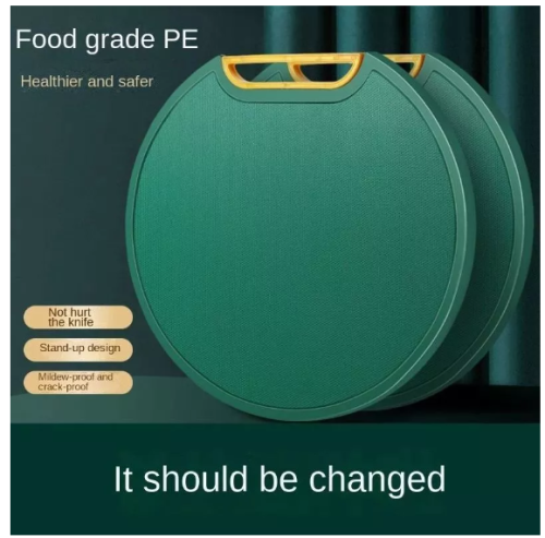 Tábua De Corte Verde Antibacteriana À Prova De Mofo Com Suporte Em Pé Para Cozinha