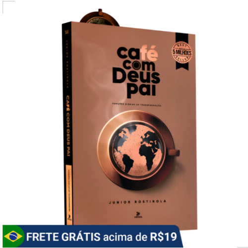 Café Com Deus Pai Edição 2025 Porções de Transformação Júnior Rostirola Marca Página