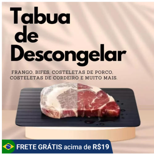 Tabua Magica Descongelar Rápido Alimentos Super Pratico e Resistente – 3XZ OFFICIAL STORE