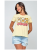 Camiseta Feminina Garfield Moods Amarela
