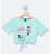 Blusa Infantil Mickey Verde Claro Tam 4 a 8