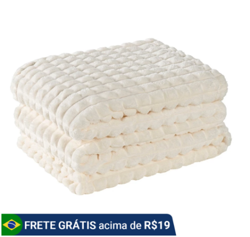 Cobertor Manta Queen Willow Ultrasoft Flannel Jacquard 320g/m²