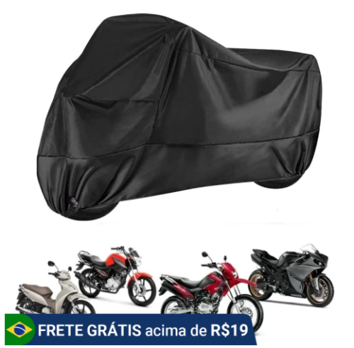 Capa Couro Para Cobrir Moto Interior Forrada Não Risca Impermeável Anti Uv