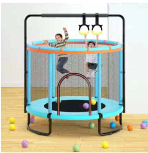 Cama Elastica Jump Criança Pendurar 1,4m 150kg Varias Cores Presente Criança Diversão Trampolim Segr