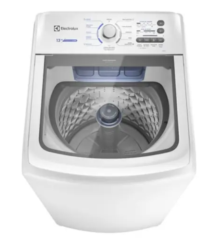 Máquina de Lavar Electrolux 13kg Branca Essential Care com Cesto Inox e Jet&Clean (LED13)
