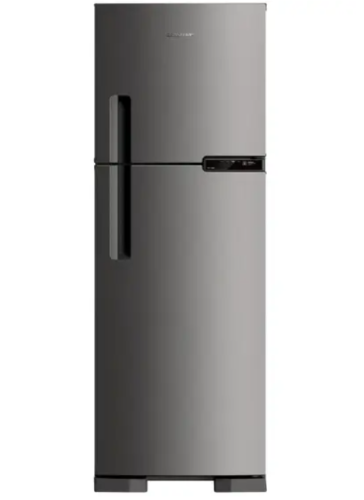 Geladeira Brastemp Frost Free Duplex 375L Inox com – Compartimento Extrafrio Fresh Zone BRM44HK