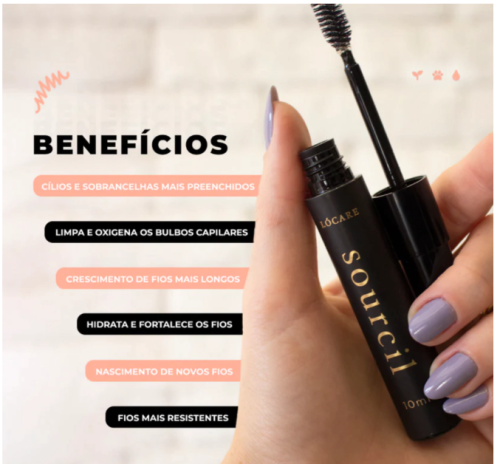 Sourcil – Sérum para crescimento de cílios e sobrancelhas 10 ML
