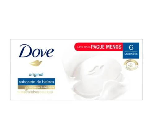 Kit Sabonete Em Barra Dove Original 90g 6 Unidades
