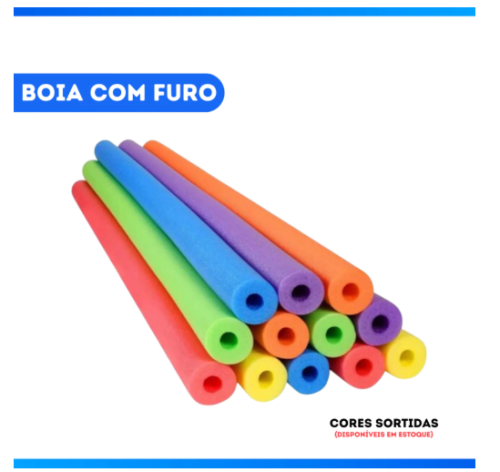 Kit 10 Boia Espaguete Flutuador Macarrão Piscina Água Praia Hidromassagem