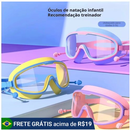 Óculos De Natação Para Crianças Antiembaçante Sem Vazamento Óculos De Natação Transparentes Para Meninos E Meninas