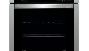 Forno a Gás de Embutir Consul Grill Autolimpante – com Timer 78L Preto e Prata COA84BR