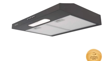 Depurador E Exaustor De Ar Suggar Slim 80cm 3 Velocidades Titanium