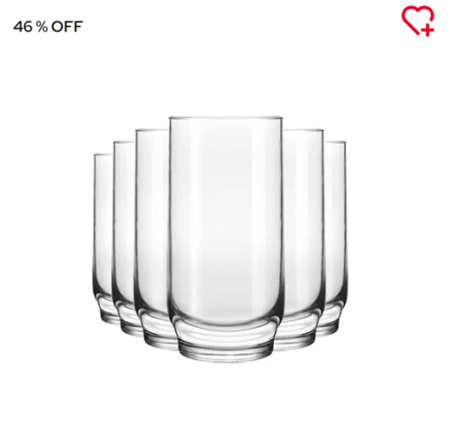 Jogo de Copos Multiuso Lights Nadir 300ml com 6 peças