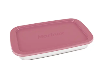 Assadeira Retangular Clássica Marinex 1,6L com Tampa