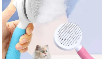 Escova Removedora Tira Pelos Dos Pets Cães E Gatos Promoção