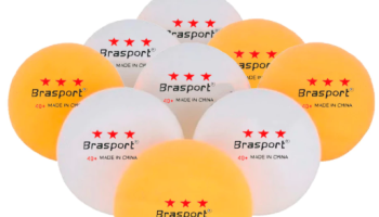 Kit 9 Bolinhas Tênis De Mesa Plástico Abs Ping Pong 3 Estrelas Alta Performance