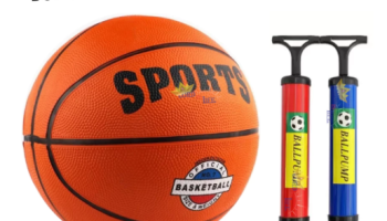 Bola de Basquete Oficial Com Bomba De Encher Bolas basketball